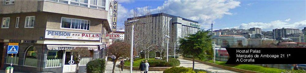 Hostal Palas A Coruna Bagian luar foto