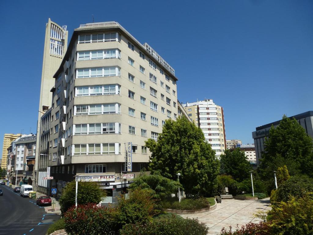 Hostal Palas A Coruna Bagian luar foto